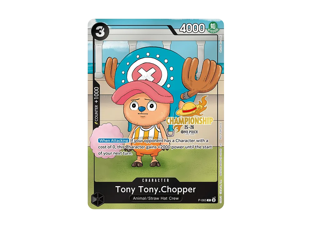 【PSA10】 Tony Tony.Chopper P [P-065][English Version](Promo Card「Championship 25-26 Event Pack」)