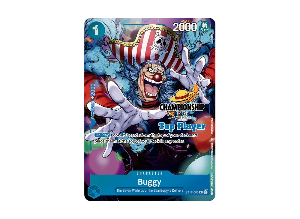 【PSA10】 Buggy C [ST17-003] English Version (Promo Card "Championship 25-26 Top Player Pack")