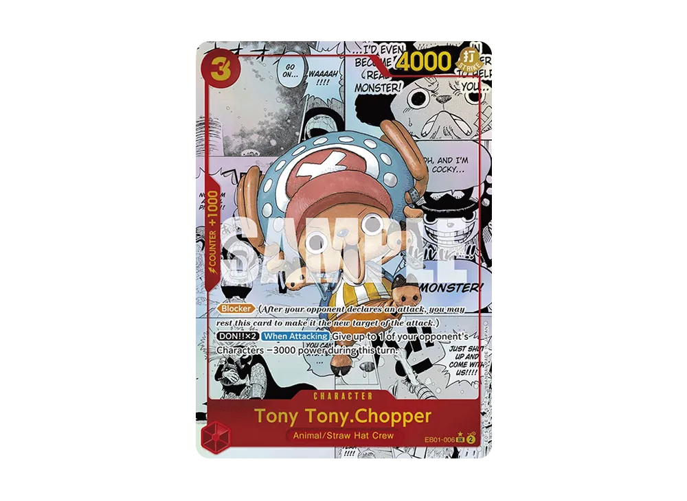 【Raw】 Tony Tony.Chopper SR-SP (Manga Rare) [EB01-006][English Version](Premium Booster"ONE PIECE CARD THE BEST