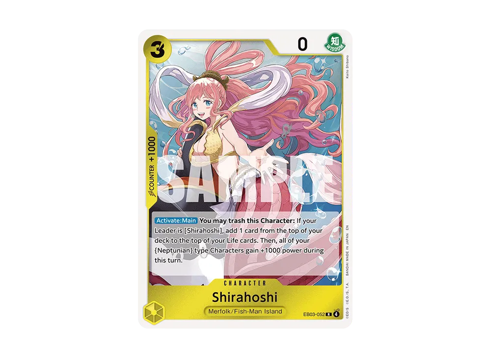 【Raw】 Shirahoshi R [EB03-052][English Version](Extra Booster"Heroines Edition