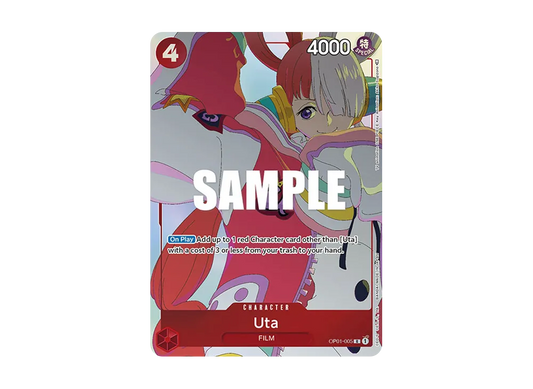 【Raw】 Uta R [OP01-005][English Version](Promotion Card"GiftCollection 2023