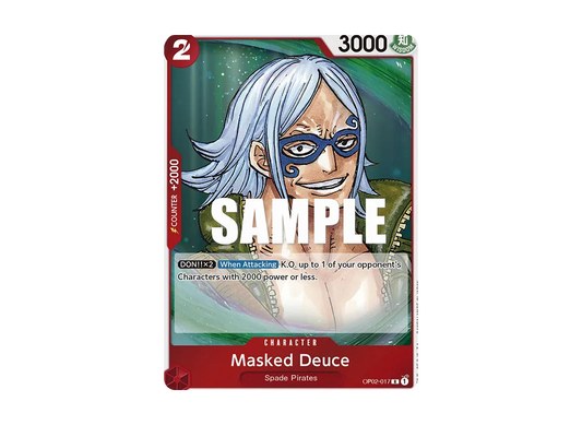【Raw】 Masked Deuce R [OP02-017][English Version](Booster Pack "PARAMOUNT WAR)