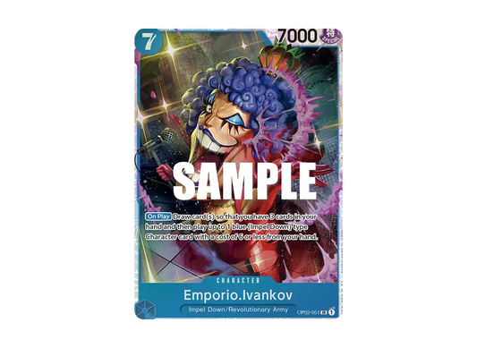 【Raw】 Emporio Ivankov SR [OP02-051][English Version](Booster Pack "PARAMOUNT WAR)