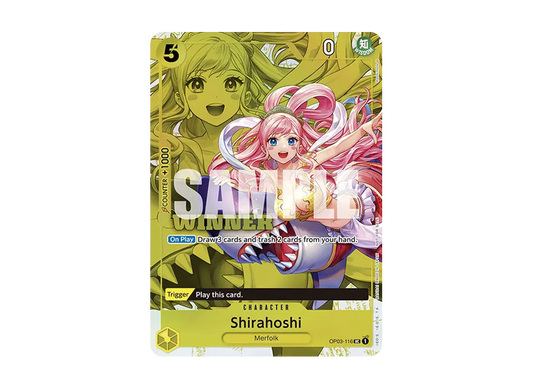 【Raw】 Shirahoshi UC [OP03-116][English Version](Promotion Card"TournamentPack Vol.6 Winner