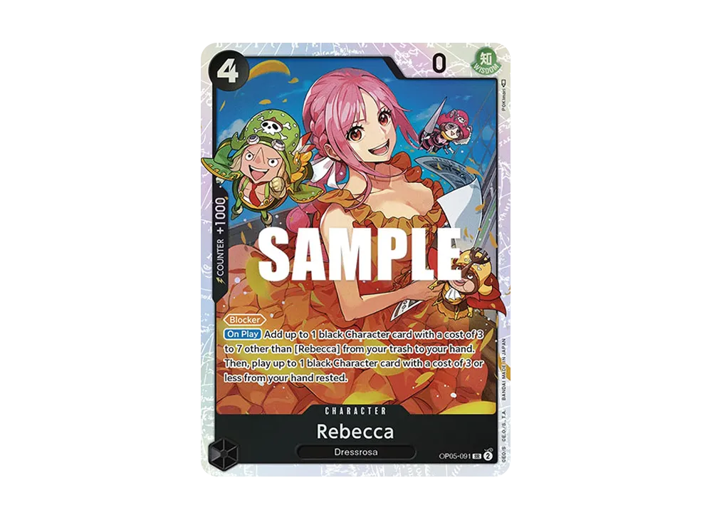【Raw】 Rebecca SR [OP05-091][English Version](Booster Pack"AWAKENING OF THE NEW ERA