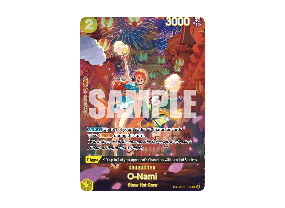 【PSA10】 O-Nami SR-SPC [OP06-101] English Version (Booster Pack "WINGS OF THE CAPTAIN")
