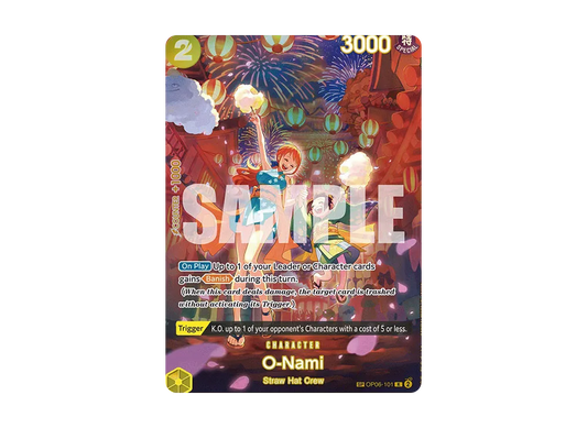 【PSA10】 O-Nami SR-SPC [OP06-101] English Version (Booster Pack OP-06 "WINGS OF THE CAPTAIN"