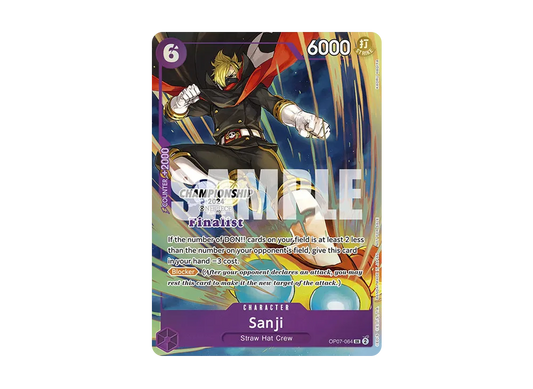 【PSA10】 Sanji SR [OP07-064][English Version](Promo Card Championship 2024 Japanese Card Set)