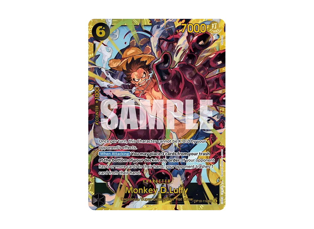 【PSA10】 Monkey.D.Luffy SEC [OP10-118] English Version (Booster Pack "ROYAL BLOOD")