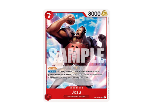【Raw】 Jozu UC [OP16-007][English Version](Booster Pack"THE TIME OF DECISIVE BATTLE