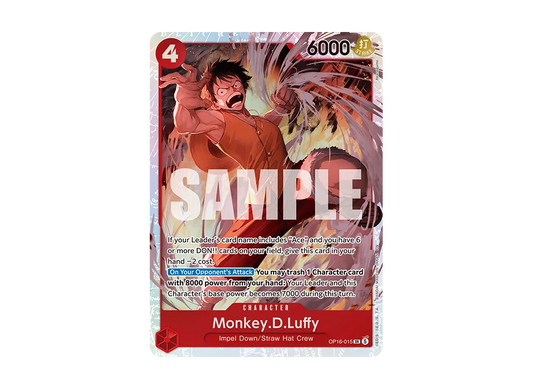 【Raw】 Monkey.D.Luffy SR [OP16-015][English Version](Booster Pack"THE TIME OF DECISIVE BATTLE
