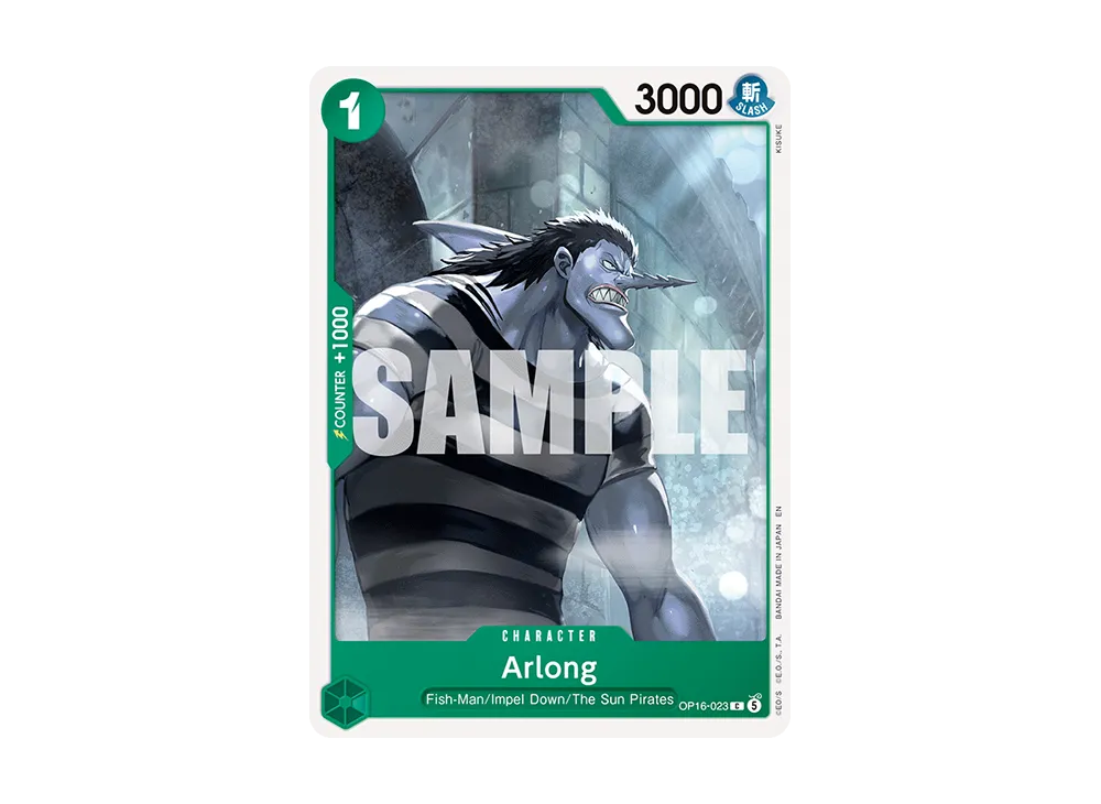 【Raw】 Arlong C [OP16-023][English Version](Booster Pack"THE TIME OF DECISIVE BATTLE