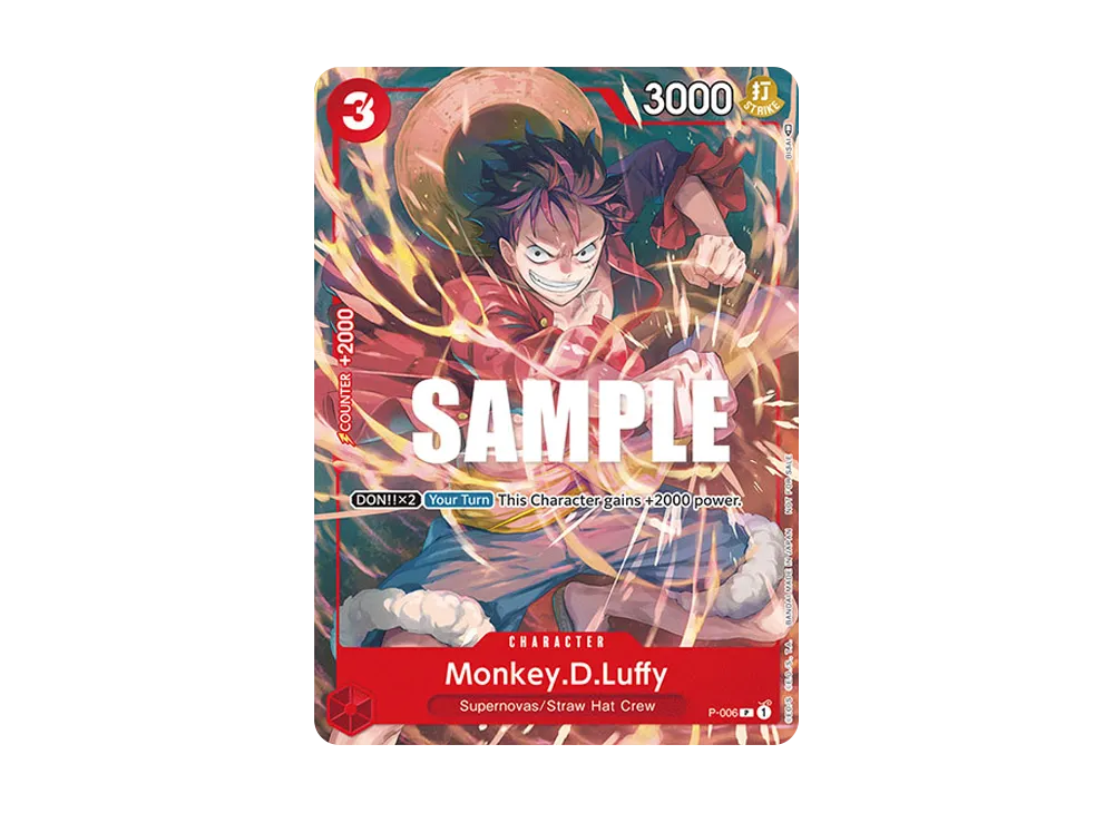 【Raw】 Monkey.D.Luffy P [P-006][English Version](Promotion Card"TournamentPack Vol.1