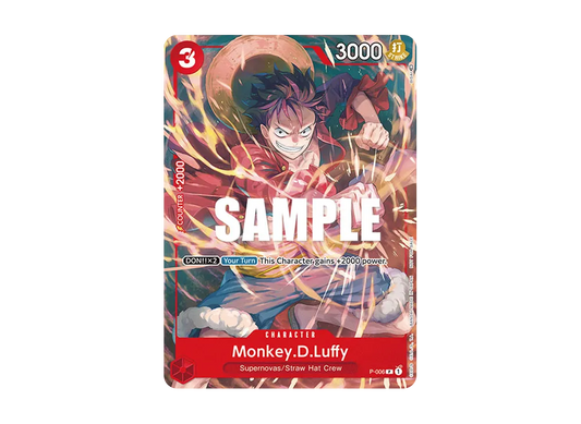 【Raw】 Monkey.D.Luffy P [P-006][English Version](Promotion Card"TournamentPack Vol.1