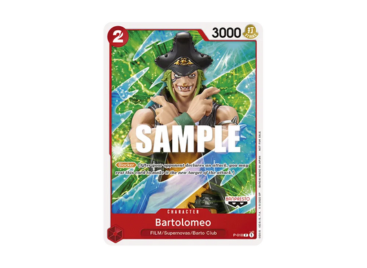 【Raw】 Bartolomeo P [P-018][English Version](Promotion Card"FILM RED Promotion Card Set