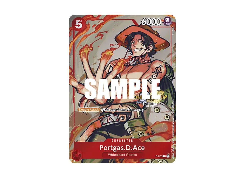 【Raw】 Portgas D. Ace P [P-028][English Version](Promotion Card "Championship 2023 Event Pack)