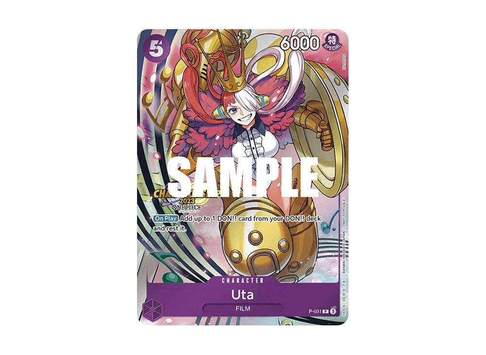 【Raw】 Uta P [P-031][English Version](Promotion Card"Championship 2023 EventPack