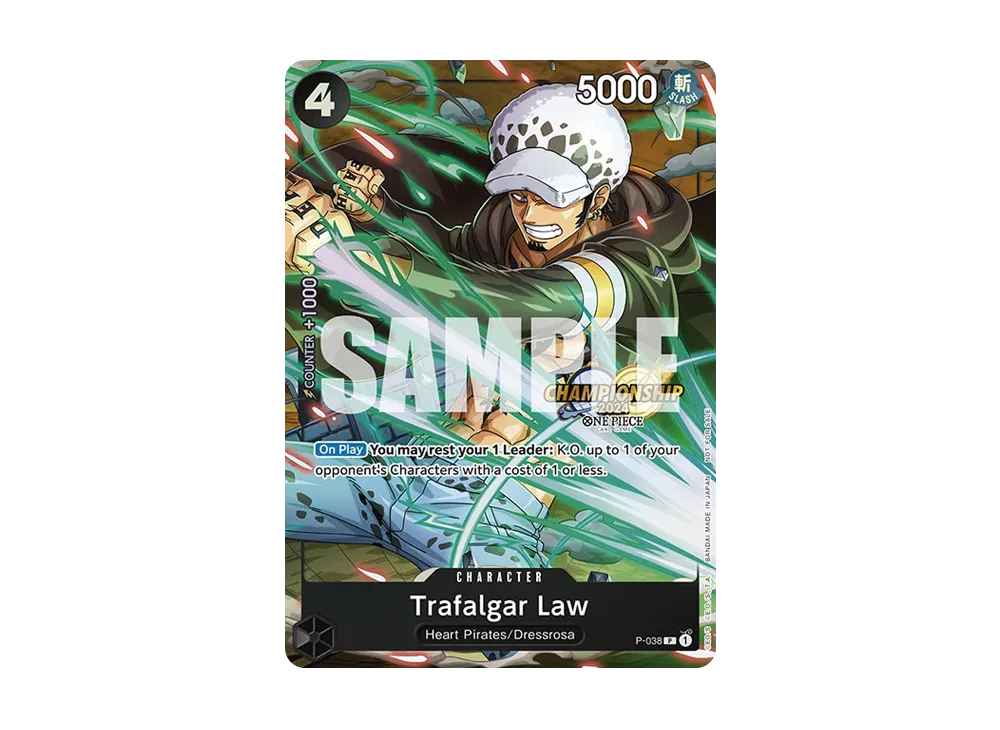 【PSA10】 Trafalgar Law P [P-038] English Version (Promo Card "Championship 2024 Event Pack ")