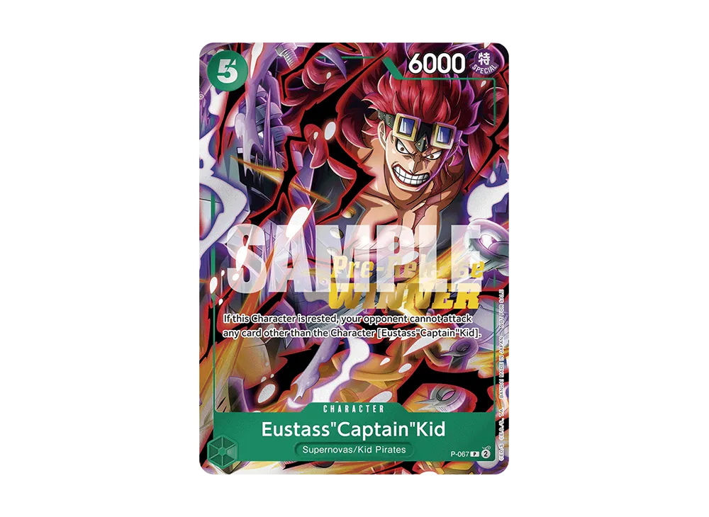 【Raw】 Eustass"Captain"Kid:Winner P [P-067][English Version](Promotion Card"OP‐07 Pre-Release Tournament