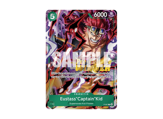 【Raw】 Eustass"Captain"Kid:Winner P [P-067][English Version](Promotion Card"OP‐07 Pre-Release Tournament
