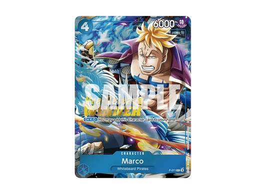 【Raw】 Marco:Silver Foil + Gold Stamp P [P-071][English Version](Premium Card Collection"OP‐08 Pre-Release Tournament