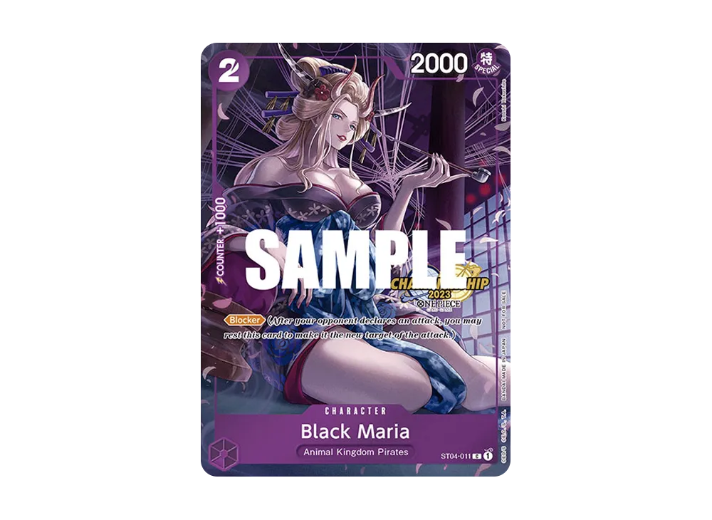 【PSA10】 Black Maria C [ST04-011] English Version (Promo Card "Championship 2023 Celebration Pack ")