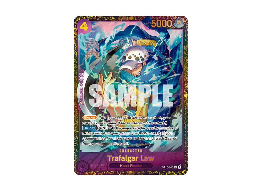 【PSA10】 Trafalgar Law SR [ST10-010] English Version (Promotion Card "2024 3‐5/ Online Regional Event