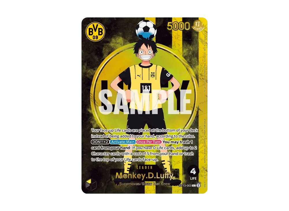 【Raw】 Monkey.D.Luffy L [ST13-003][English Version](Promotion Card"BorushiADoRutmnt × ONE PIECE MachiDay 2025