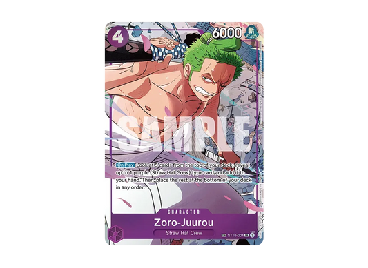 【PSA10】 Zoro-Juurou SR [ST18-004] English Version (Booster Pack "Emperors in the New World
