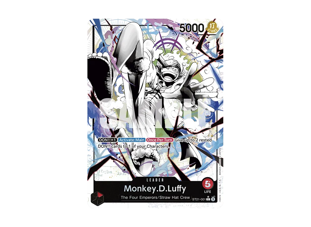 【PSA10】 Monkey.D.Luffy L-P [ST21-001][English Version](Starter Deck EX"Gear5