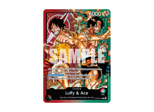 【Raw】 Luffy & Ace L [ST30-001][English Version](Starter DeckEX"Luffy & Ace