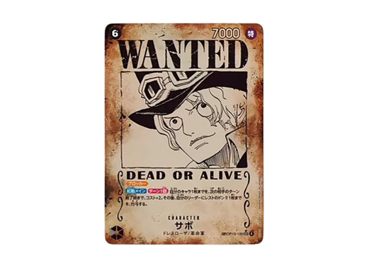 【Raw】 Sabo:Wanted Poster SEC-SPC [OP13-120](Booster PackCARRYING ON HIS WILL)