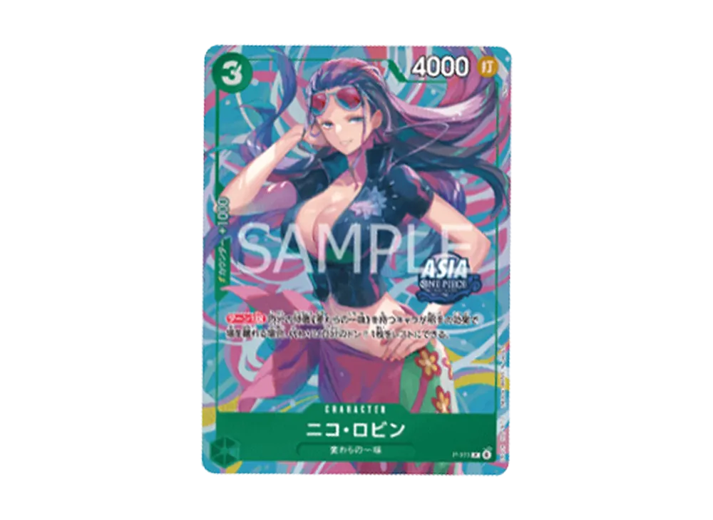 【PSA10】 Nico Robin P [P-111] Asia Version (Promo Card "Mini Tin Pack Set vol.2")