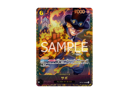 【PSA10】 Sabo SEC [OP13-120] (Promo Card "Season 2 Regional Finals Top Placement Prize