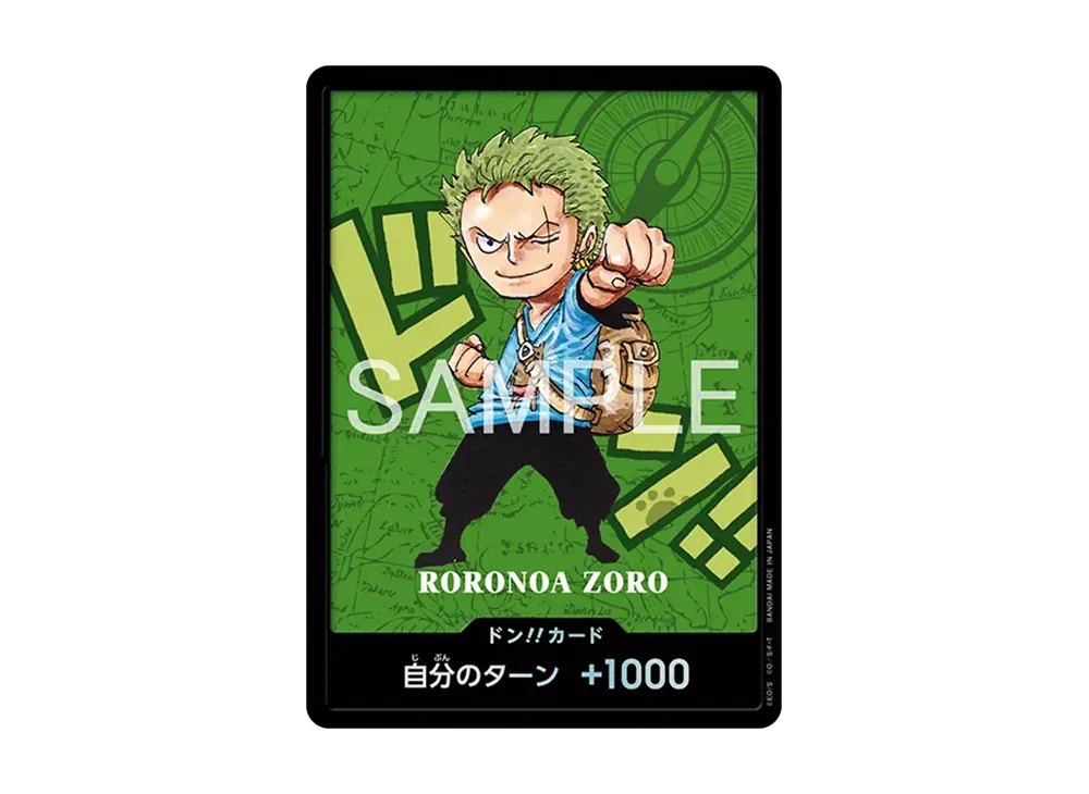 【Raw】 DON!! Card : Roronoa Zoro (Premium Card Collection"KumamotoSpecial
