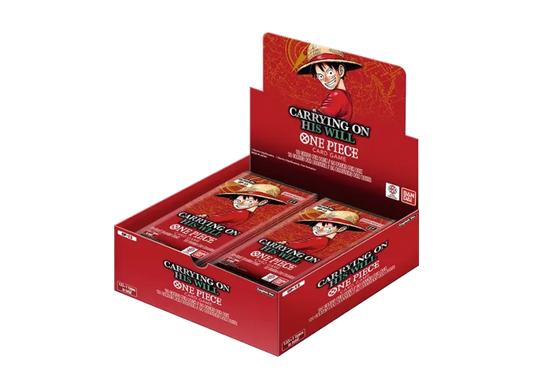 One Piece Card Game Booster Pack "Inherited Will" English Version Box OPC0TCG0OP013 EN