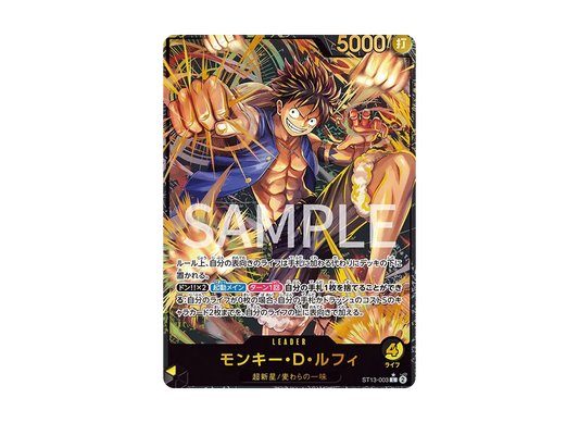 【PSA10】 Monkey.D.Luffy L-P [ST13-003](Premium Card Collection"Leader Collection