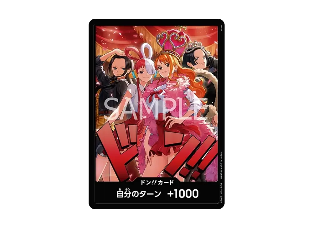 【Raw】 DON!! Card : Robin&Uta&Nami&Hancock [Opened](Extra Booster"ONE PIECE HEROINES EDITION SpecialSet