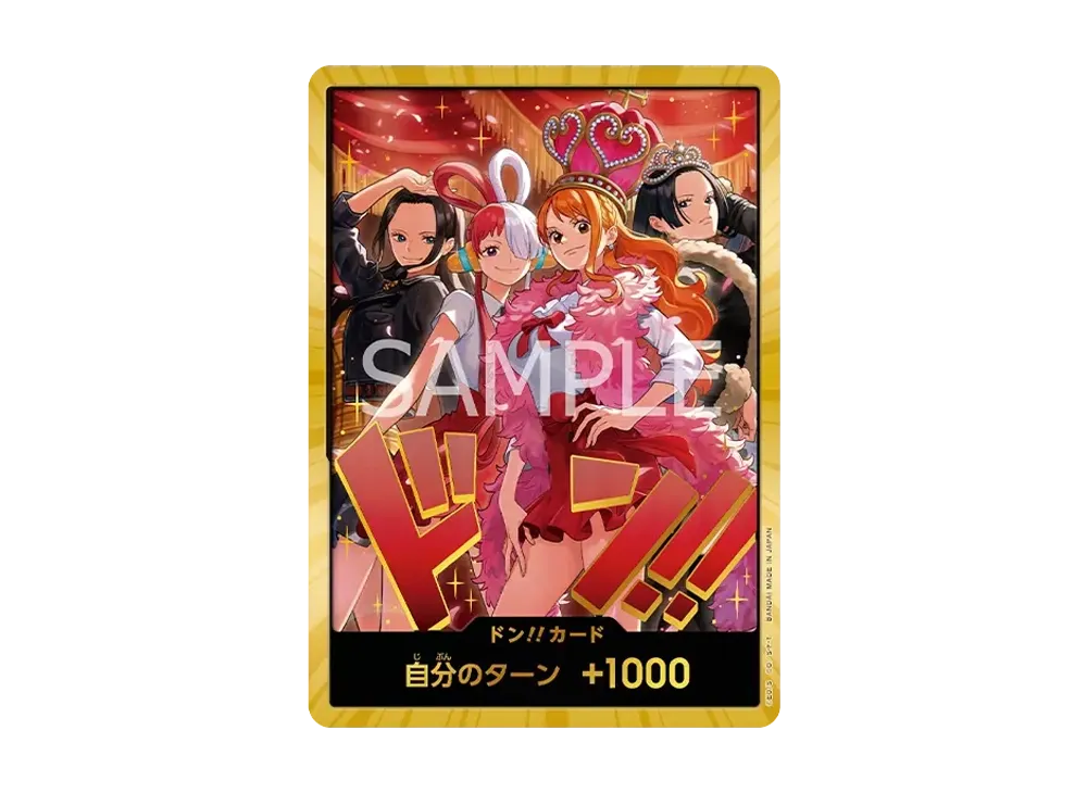 【Raw】 DON!! Card : Robin&Uta&Nami&Hancock SuperParallel [Opened](Extra Booster"ONE PIECE HEROINES EDITION SpecialSet