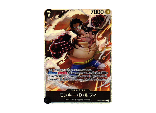 【Raw】 Monkey.D.Luffy SR [OP04-090] (Booster Pack KINGDOMS OF INTRIGUE)