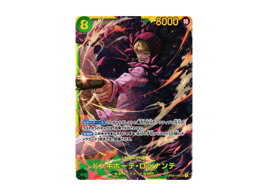 【Raw】 Donquixote Rosinante SEC [OP04-119] (Booster Pack KINGDOMS OF INTRIGUE)