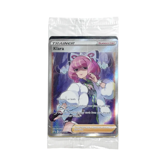 【SWSH302】 Klara Promo /Klara×3 R: Sealed [SWSH302 & 145/198]【English Version】(Sword & Shield Premium Tournament Collection Klara )