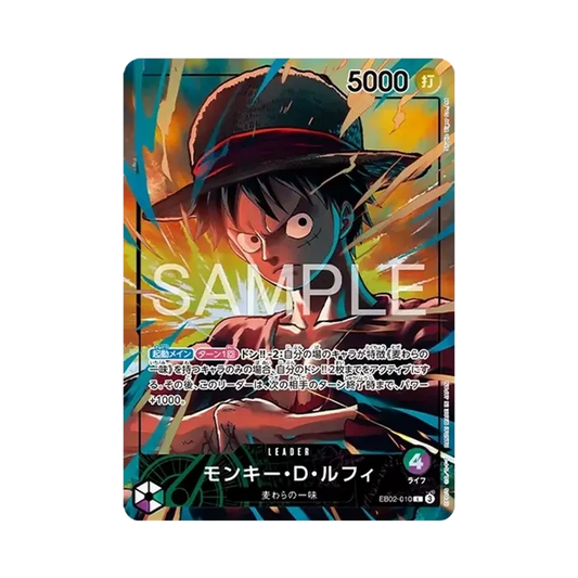 【Raw】 Monkey.D.Luffy L [EB02-010]("Playmat ufficiale in edizione limitata vol.5