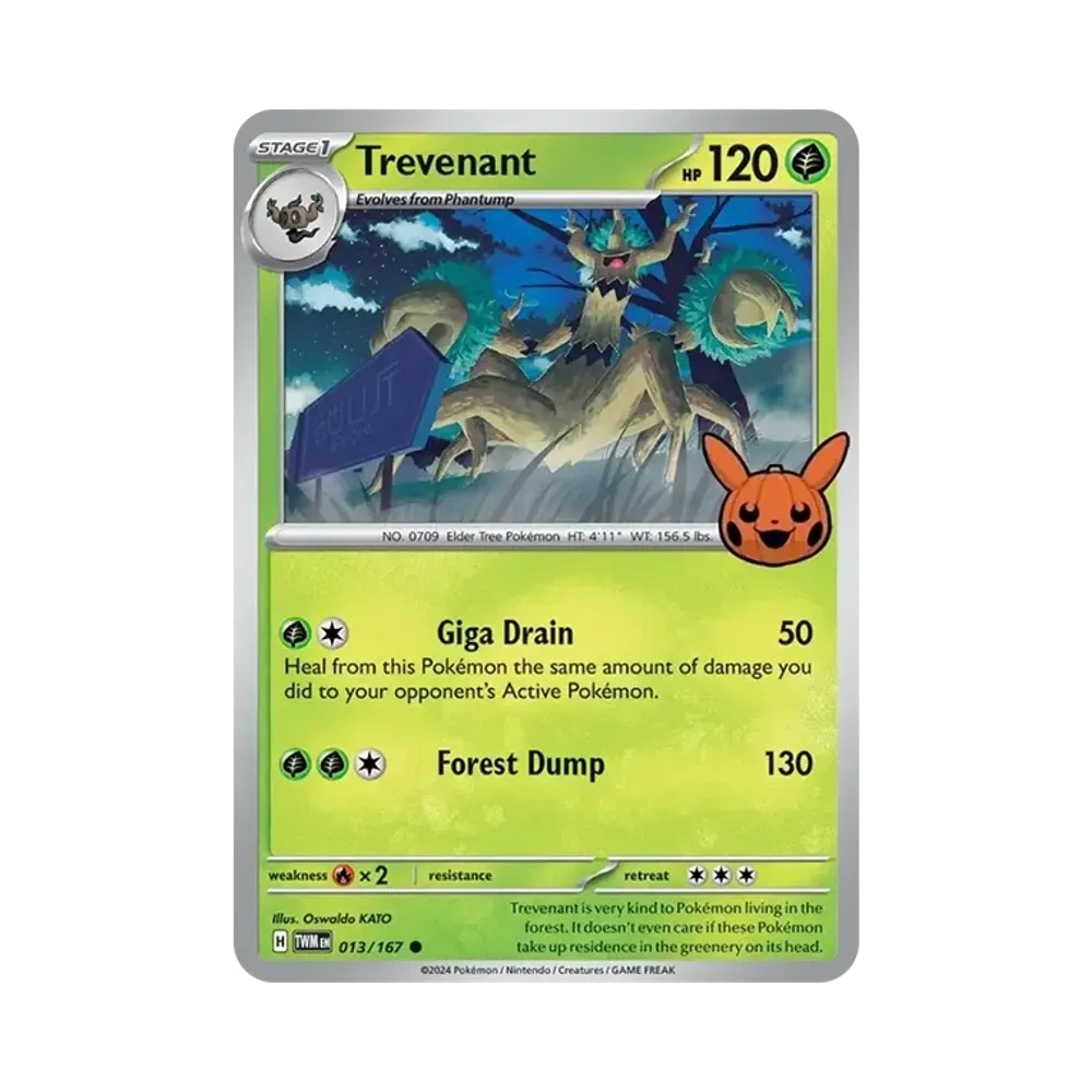 【Non elaborato】 Trevenant C [TWM EN 013/167][Versione inglese](Scarlatto e Violetto"Trick or Trade 2024