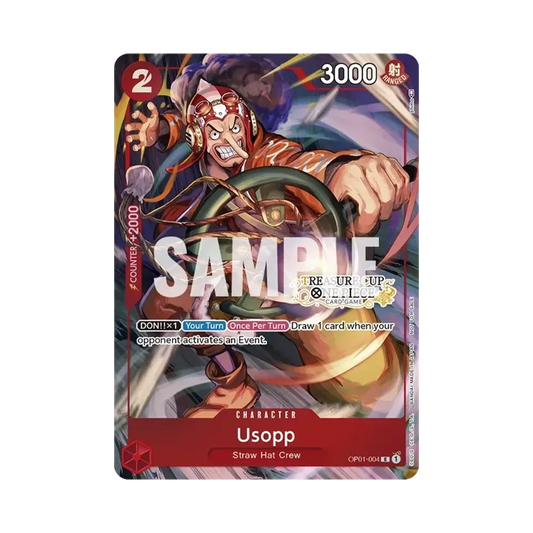 【Roh】 Usopp R0P [OP01-004][Englische Version](Promokarte"TreasureCup