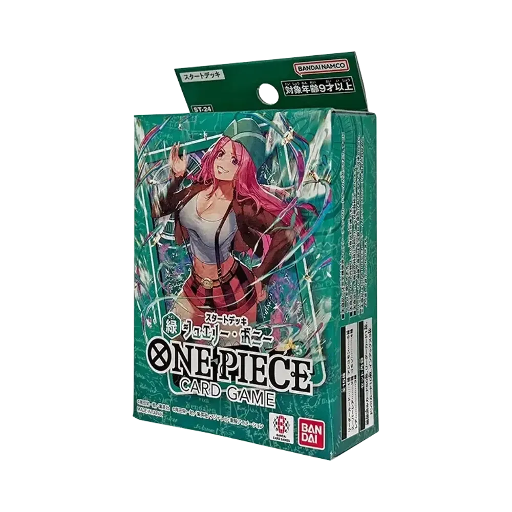 【For pricing, please contact us via Instagram DM】 ST-24 ONE PIECE Card Game Starter Deck"Green Jewelry Bonney"