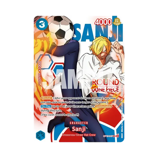 【Raw】 Sanji R [OP15-047][English Version](Promo CardROUND1 Promotion Pack)