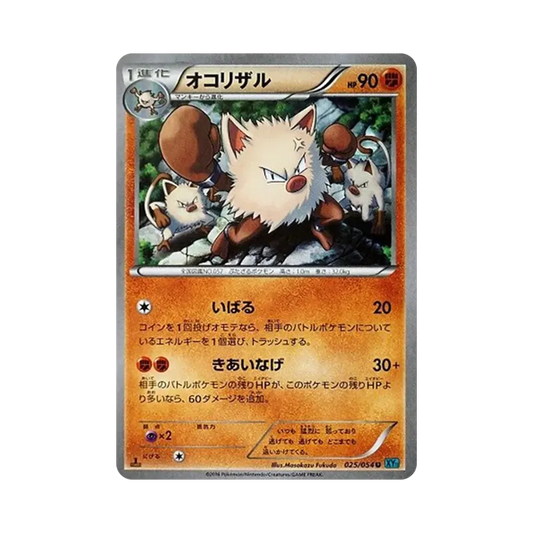 【Raw】 Primeape U :1ED [XY11 025/054](Espansione "Traditore Crudele