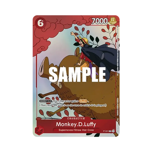 【Raw】 Monkey.D.Luffy P [P-001] Versione inglese (Carta promozionale "Gift Collection 2023)
