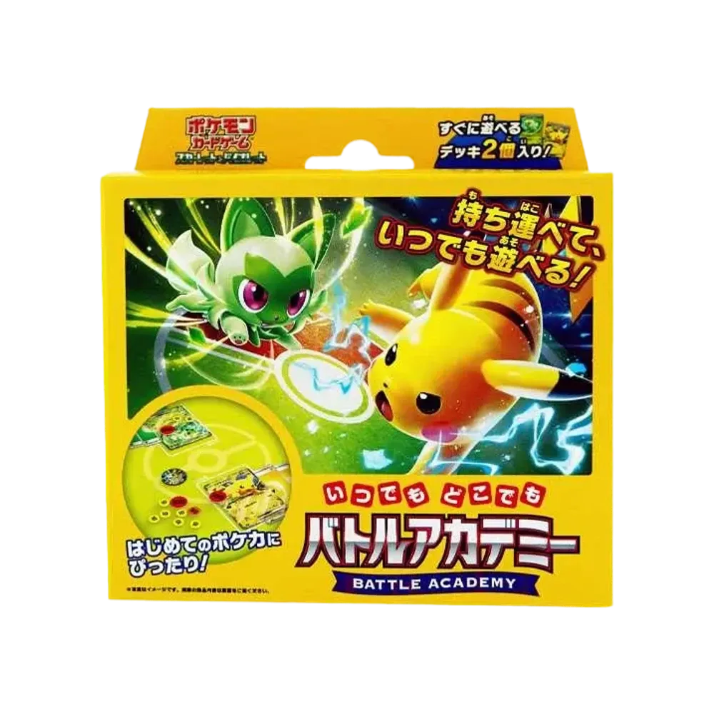 Pokémon-Sammelkartenspiel: Karmesin & Purpur – Kampfakademie für jederzeit und überall